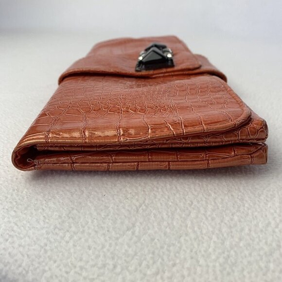 Bijoux Terner Orange Clutch Rectangle Wallet - Picture 6 of 10